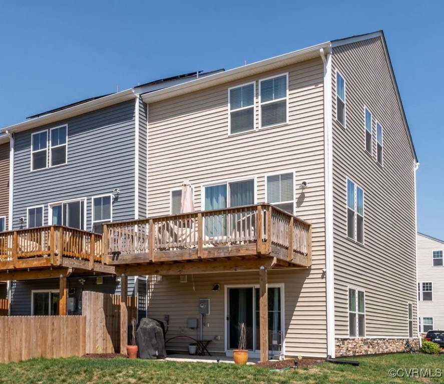 589 Rivanna Hl Road Glen Allen, VA 23060 - Photo 26 of 26 REAR EXTERIOR
Rear view of property featuring fen