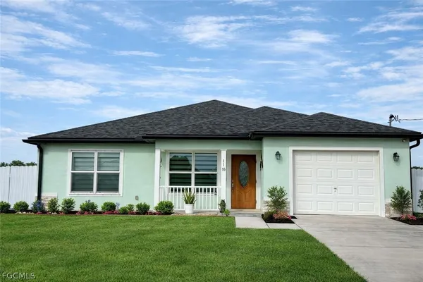 a view of a house with a outdoor space