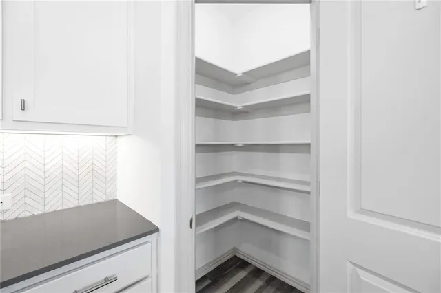 a view of an empty room