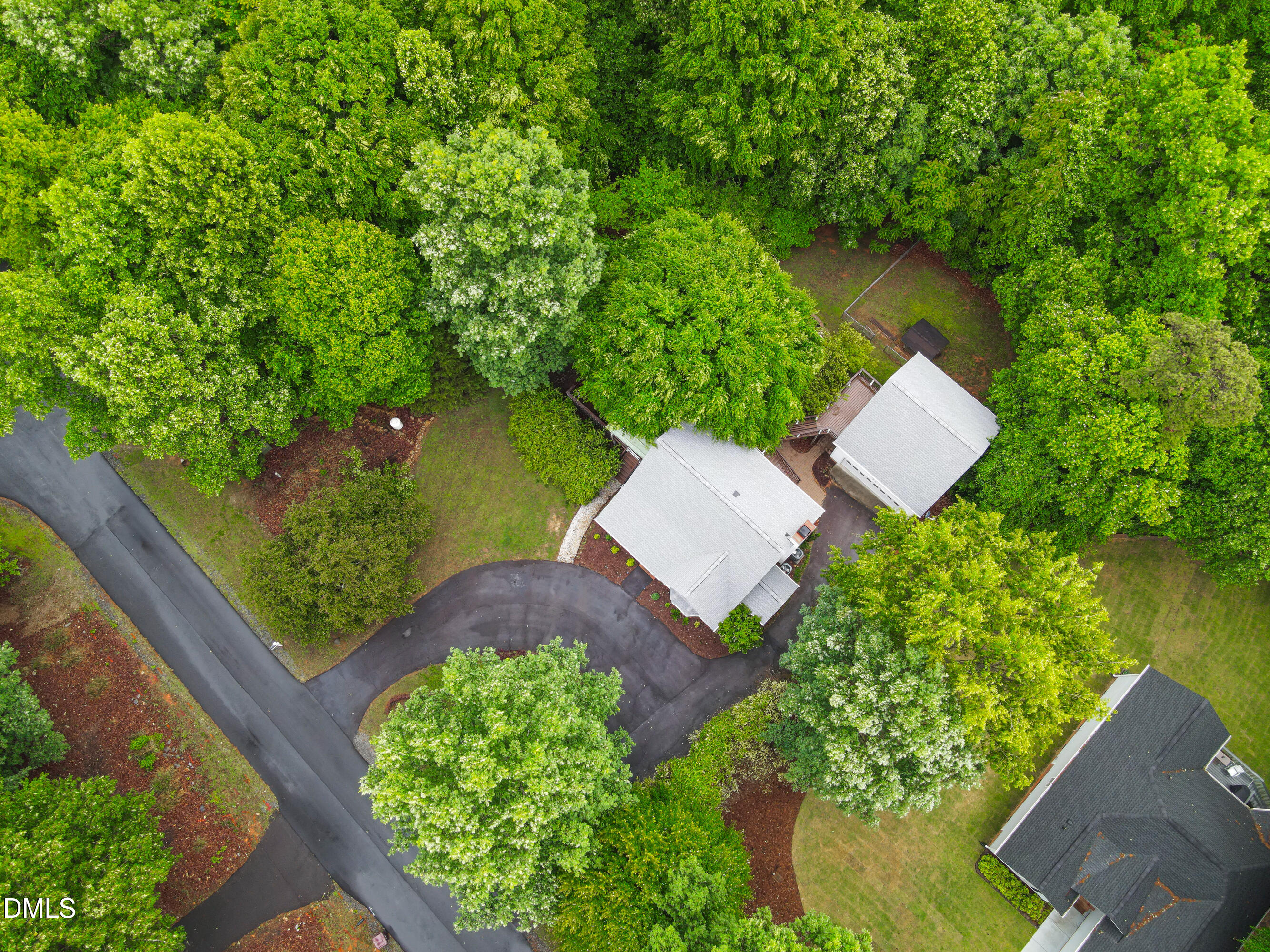 1214 Halcyon Place Rougemont, NC 27572 - Photo 61 of 69 an aerial view of a house with a yard and lake view