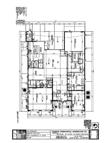 an aerial view of a house having yard