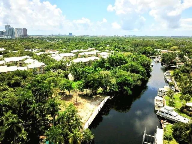a view of wooden floor with a lake