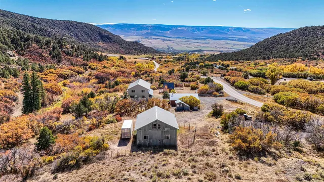 a view of a backyard of the house