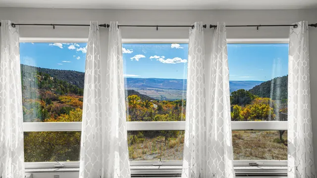 a window with a glass door and window