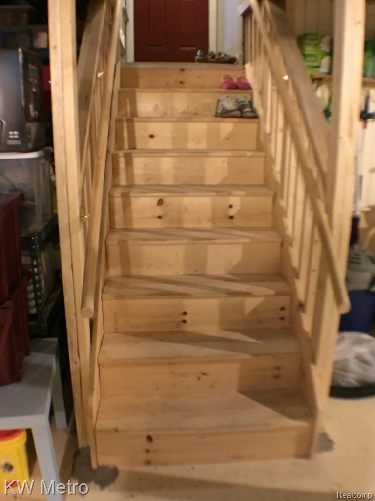 1705 Harvard Road Berkley, MI 48072 - Photo 26 of 30 New basement stairs. Sellers has some water in basement from August storms but no more then a several inches