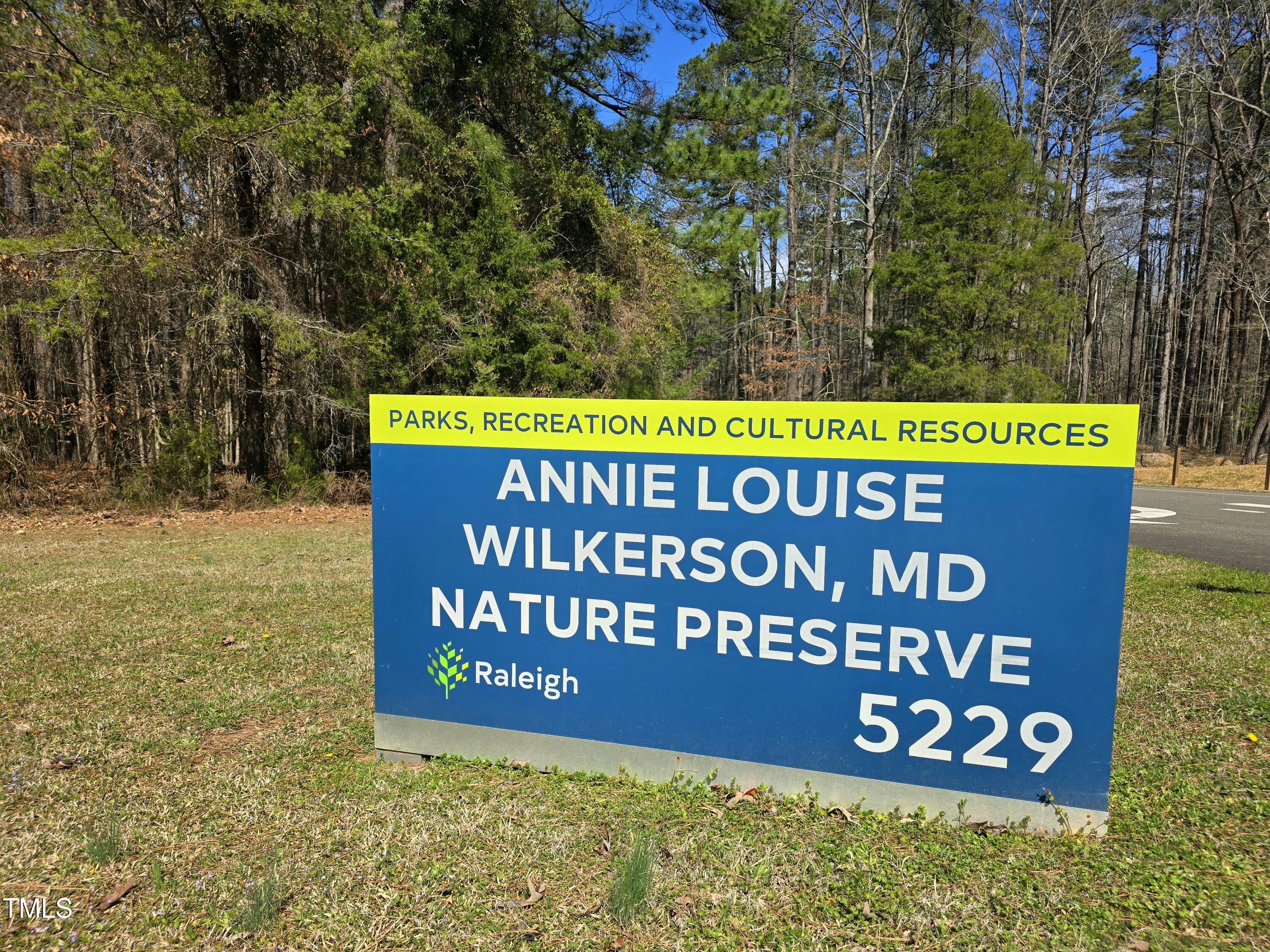 1305 Bascomb Drive Raleigh, NC 27614 - Photo 54 of 59 a sign that is on a brick wall