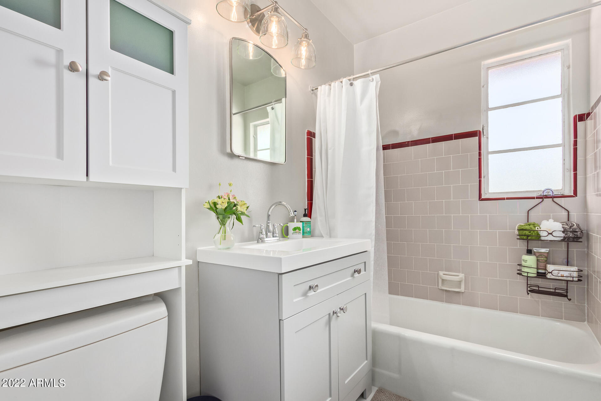 1102 West Roma Avenue Phoenix, AZ 85013 - Photo 20 of 37 New vanity , marble flooring, lighting