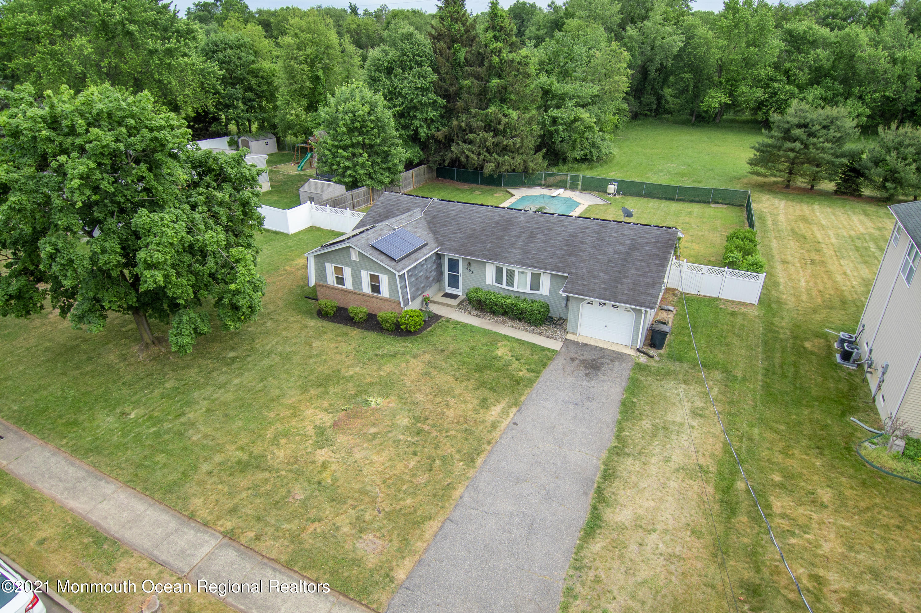 463 Flock Road Hamilton, NJ 08619 - Photo 21 of 24 a view of a swimming pool with a patio