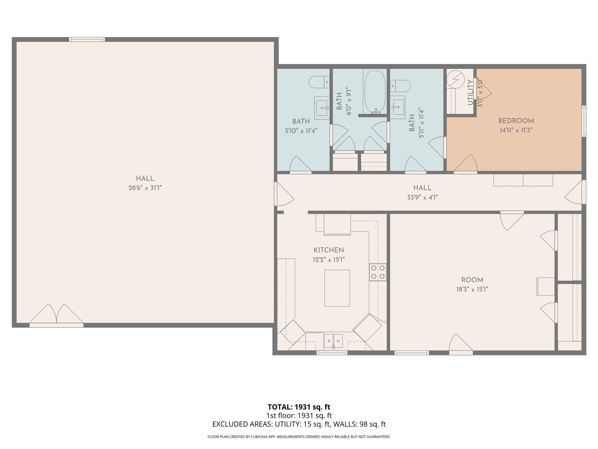 194 County Road 2775 Colmesneil, TX 75938 - Photo 21 of 22 a picture of a room