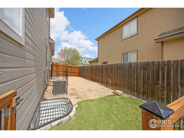 a view of outdoor space with seating
