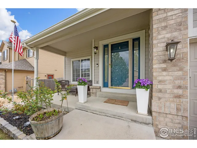 a view of a entryway door front of house