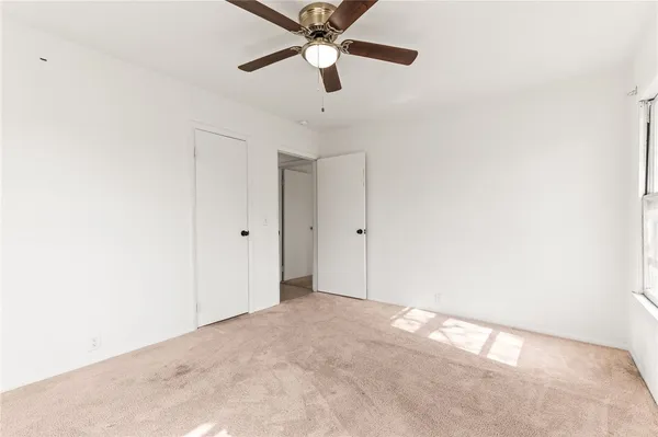 a view of an empty room