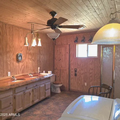 a view of road and trees
