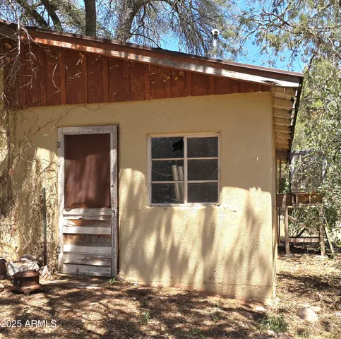 a view of outdoor space with trees