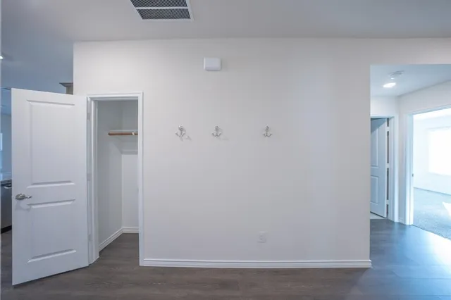 a view of an empty room