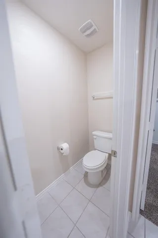 a bathroom with a toilet