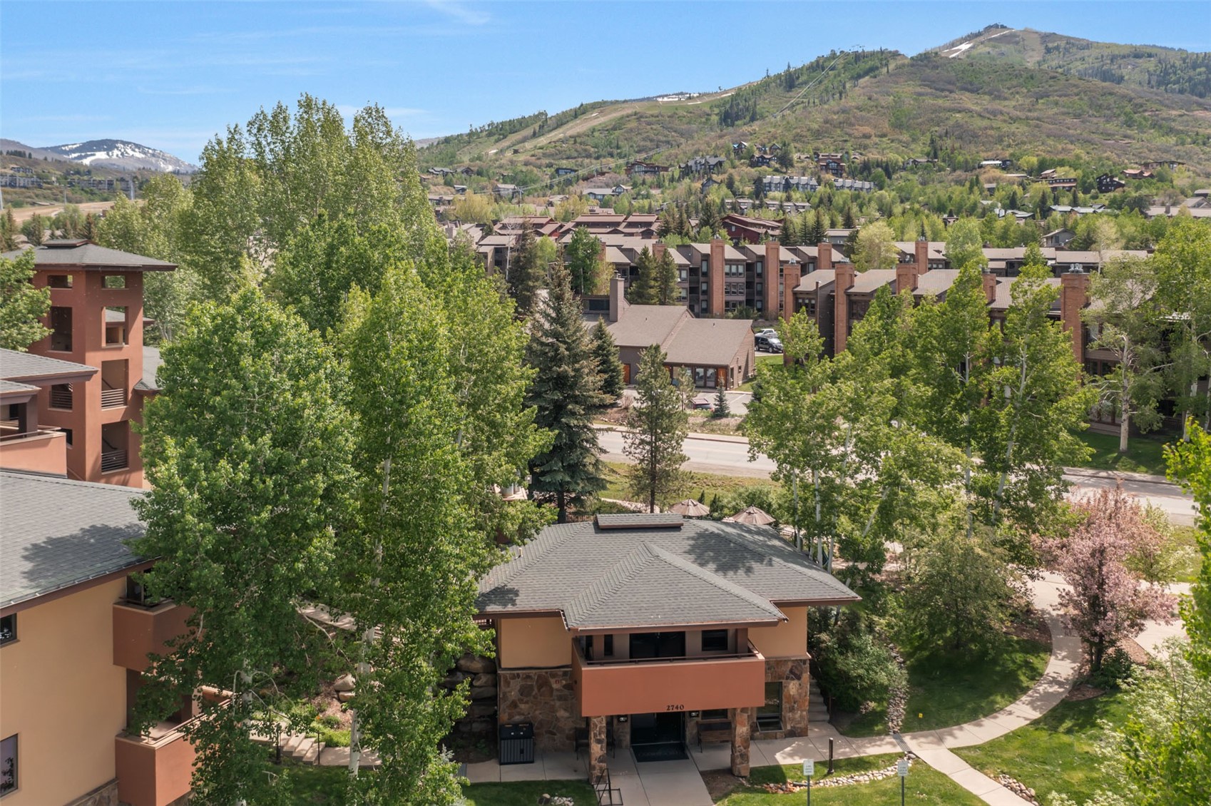 2720 Eagle Ridge Drive, Unit 207 Steamboat Springs, CO 80487 - Photo 28 of 36 an aerial view of multiple house