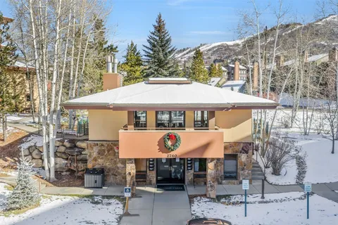 a view of a house with a yard and potted plants