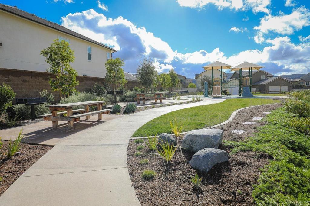 21408 Trail Ridge Drive Escondido, CA 92029 - Photo 47 of 50 a view of a swimming pool with a patio and a garden