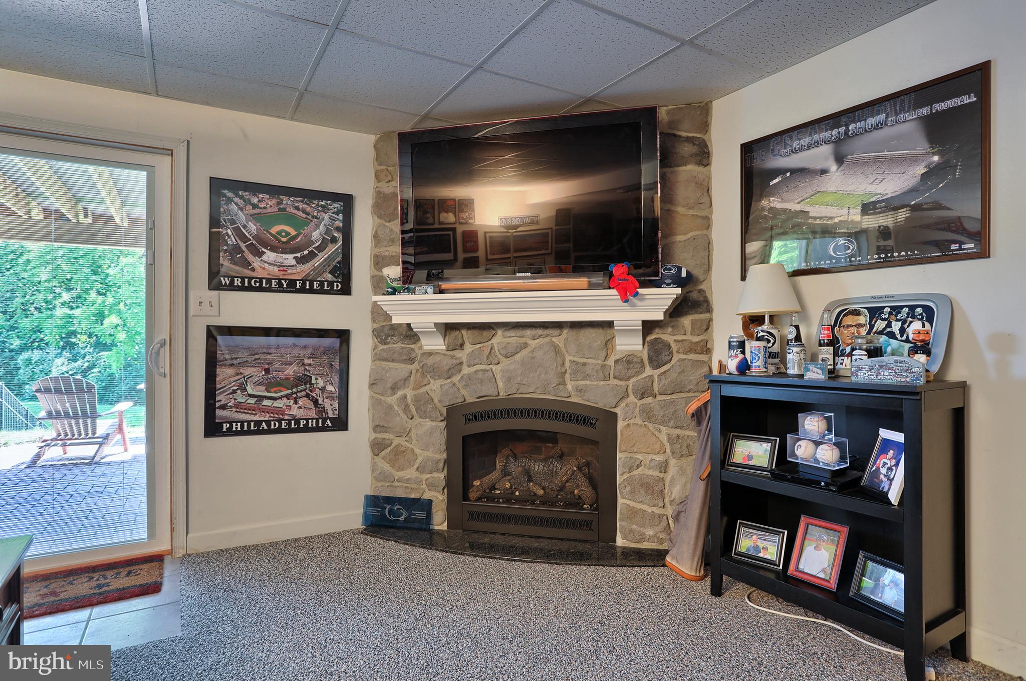 165 Riders Way Lebanon, PA 17042 - Photo 21 of 34 Gas fireplace and Flat Screen TV (stays)