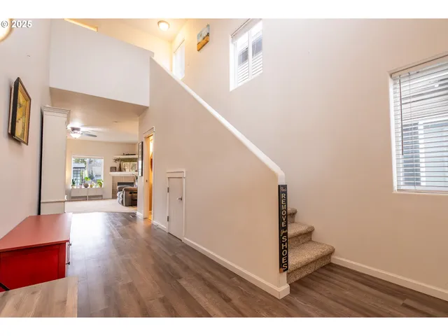 a view interior of a house and wooden floor
