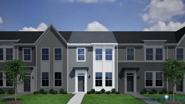 a front view of a house with a yard and porch