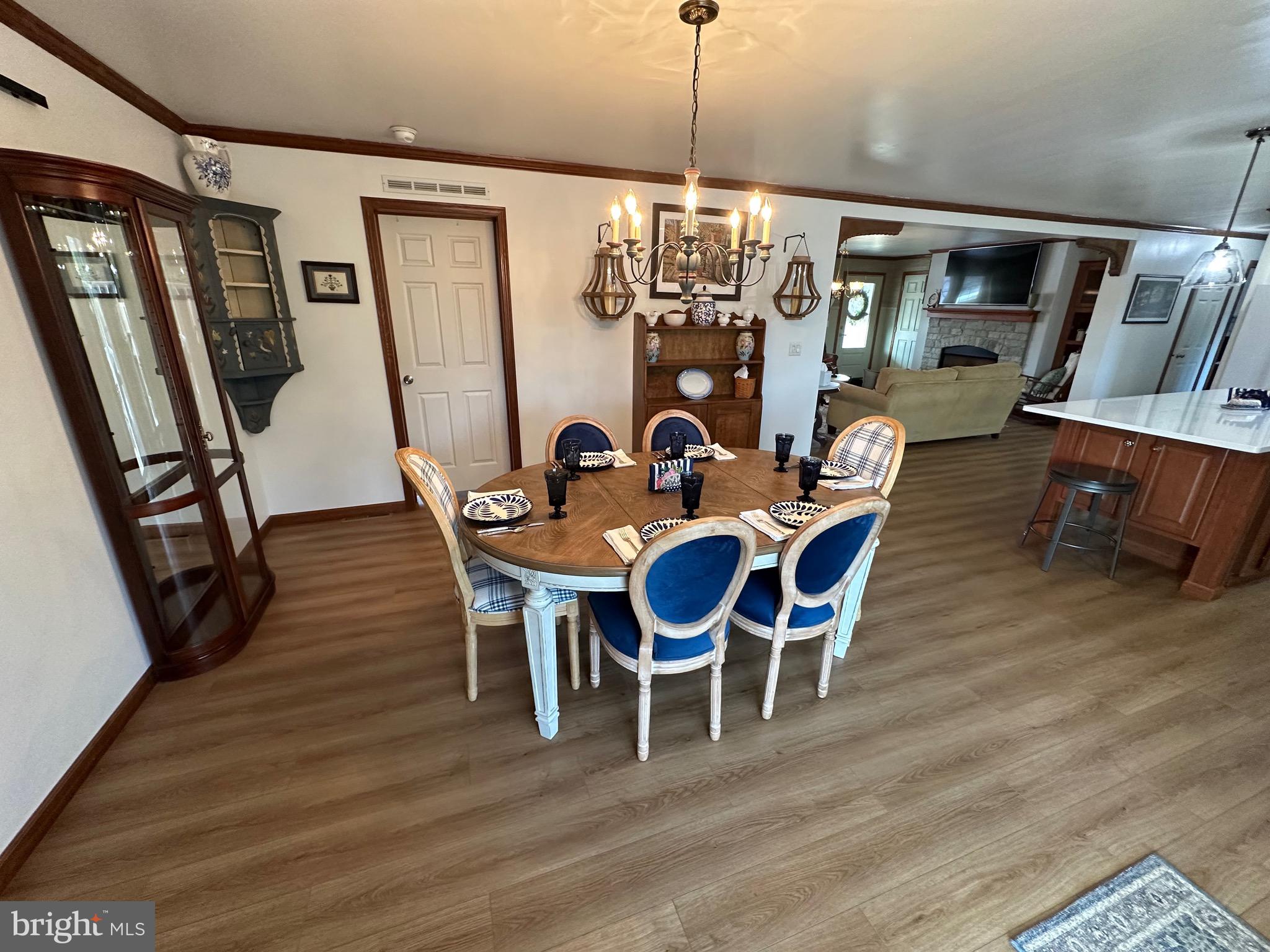3402 Elk Lick Road Everett, PA 15537 - Photo 12 of 80 a view of a dining room with furniture window and wooden floor