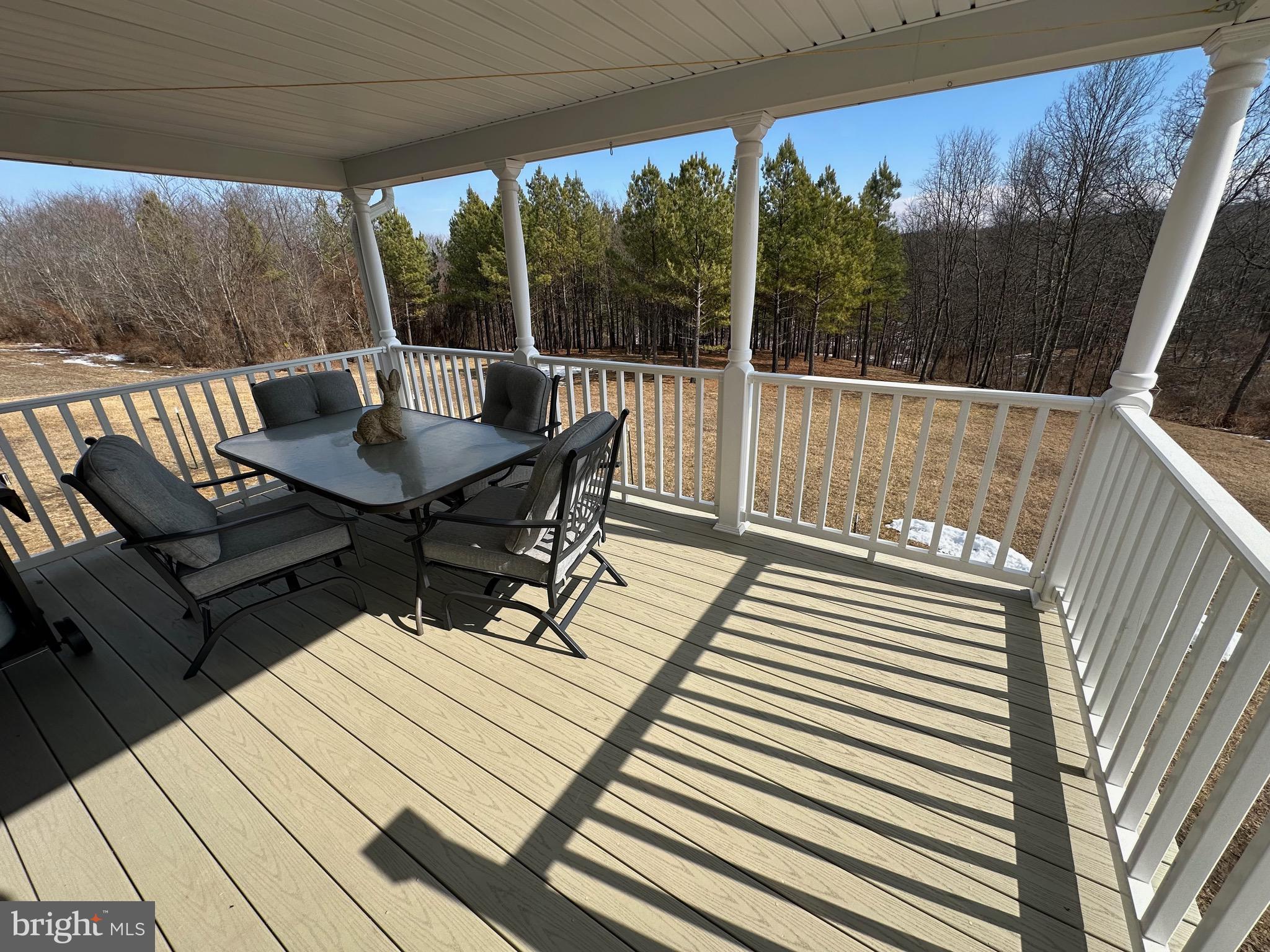3402 Elk Lick Road Everett, PA 15537 - Photo 19 of 80 a view of a chairs and table on the terrace