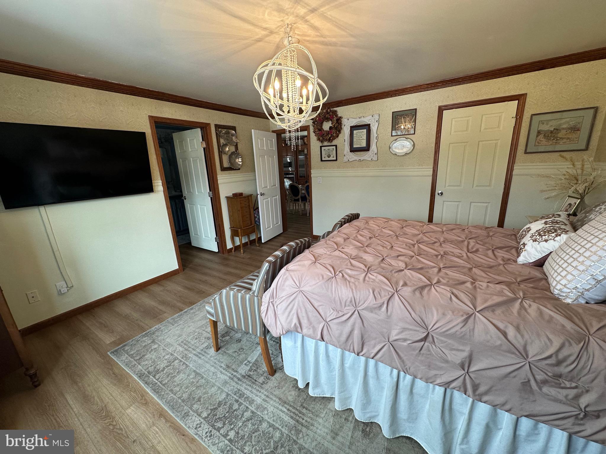 3402 Elk Lick Road Everett, PA 15537 - Photo 24 of 80 a bedroom with a bed and a television