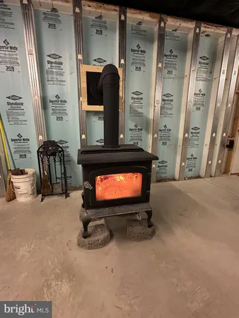 a view of a white house with a outdoor space