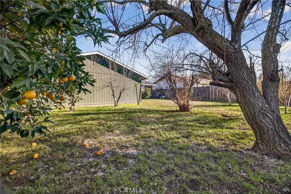 a backyard of a house