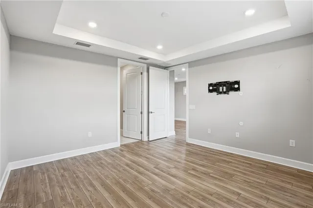 a view of an empty room