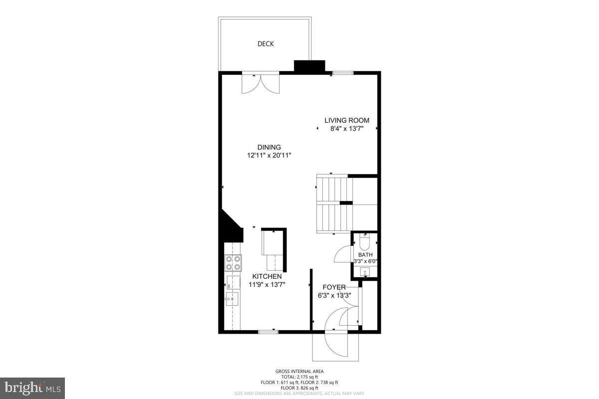 609 Sonata Way Silver Spring, MD 20901 - Photo 44 of 47 Main level floor layout