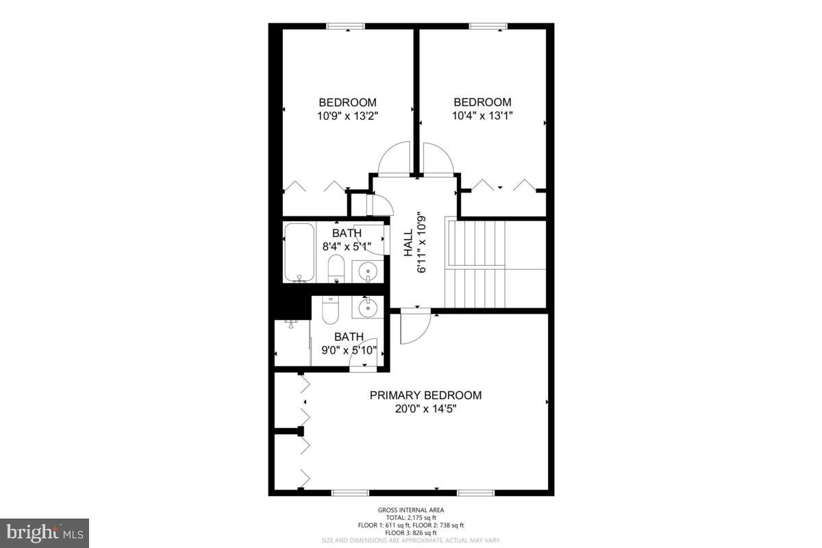 609 Sonata Way Silver Spring, MD 20901 - Photo 45 of 47 Upstairs floor layout