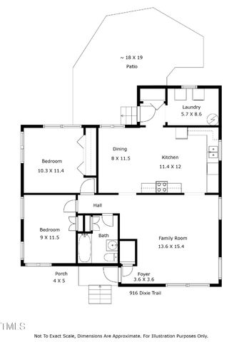 $405,000 | 916 Dixie Trail, Raleigh, NC 27607