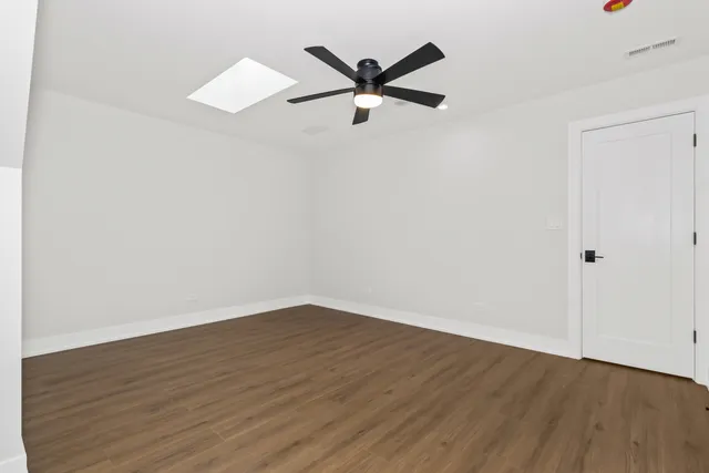 wooden floor in an empty room
