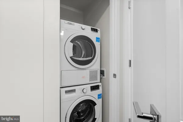 a close up view of racks on the wall