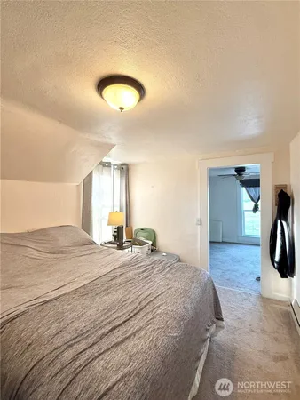 a room with furniture and a window