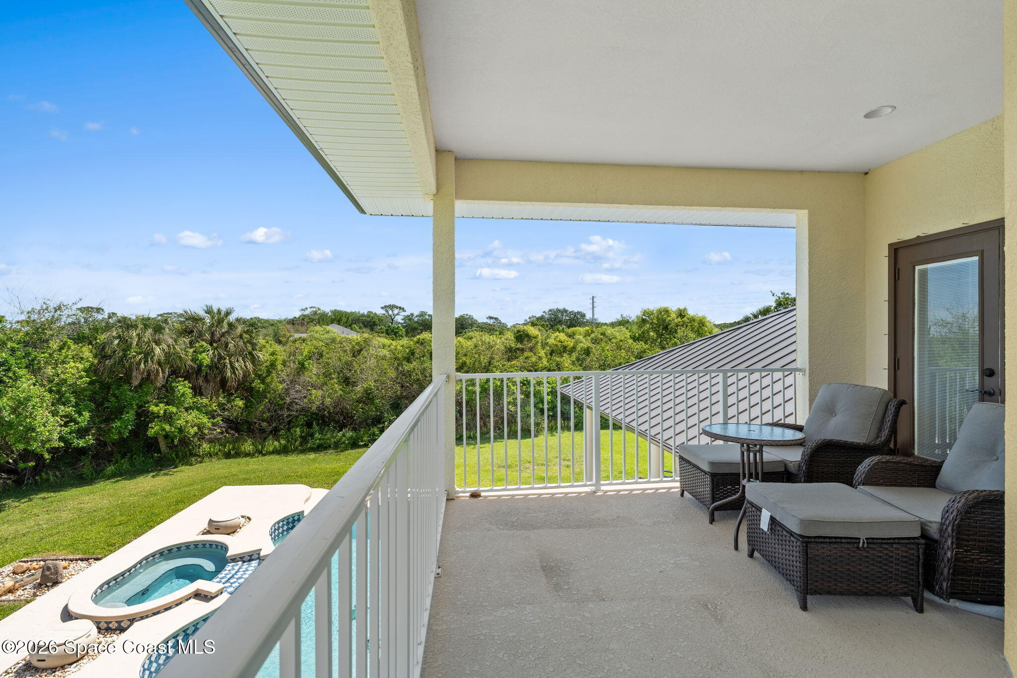 4010 Turkey Point Drive Melbourne, FL 32934 - Photo 27 of 53 a view of swimming pool with seating space