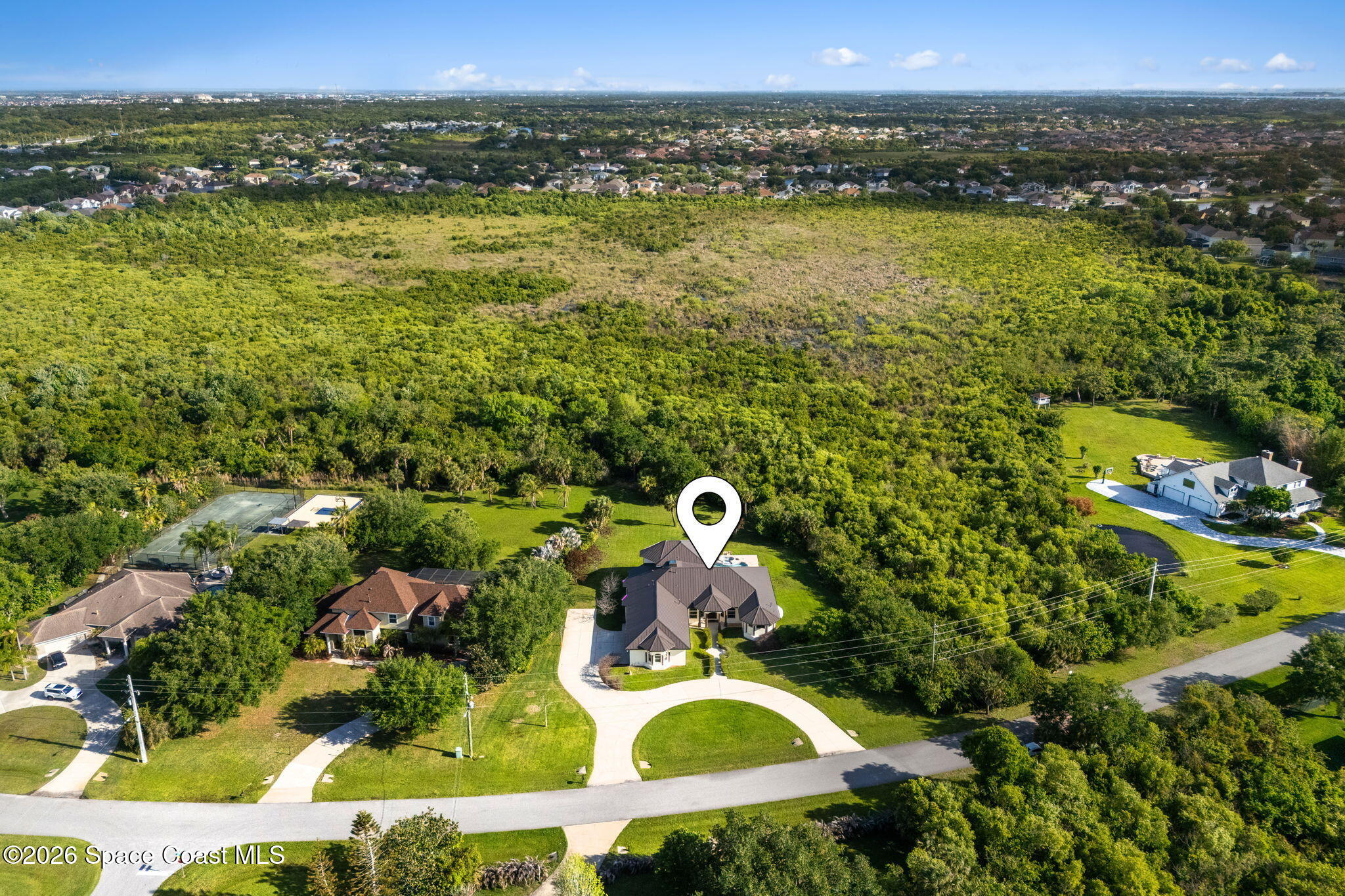 4010 Turkey Point Drive Melbourne, FL 32934 - Photo 48 of 53 a view of lake view and mountain view