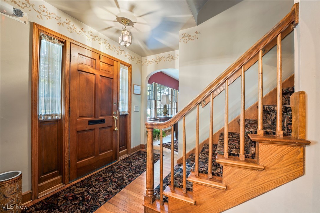 3602 Darrow Road Stow, OH 44224 - Photo 7 of 26 Center Entryway with light hardwood flooring