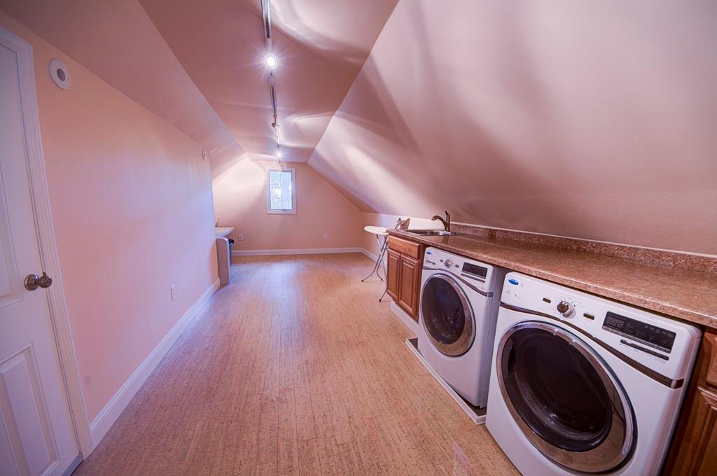 404 Gass Road Wexford, PA 15090 - Photo 13 of 20 2nd floor laundry room is completed with cork floors, extra closet storage and abundant space for your elliptical or crafting area. Washer/Dryer are Staying!