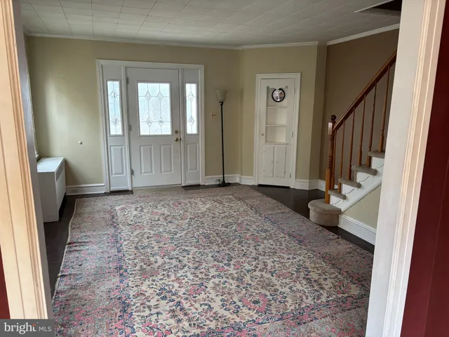 a view of an entryway door