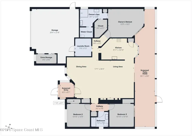 $520,000 | 5700 Herons Landing Drive, Rockledge, FL 32955