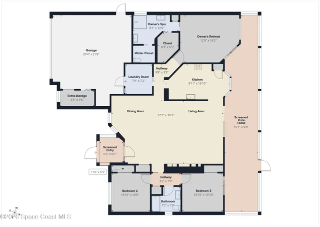 $520,000 | 5700 Herons Landing Drive, Rockledge, FL 32955