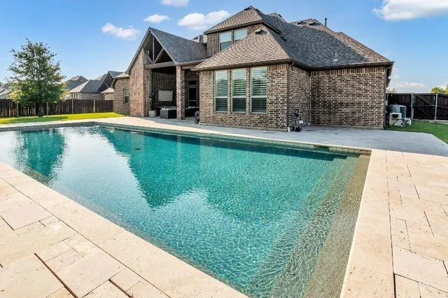 a view of outdoor space deck and lake view