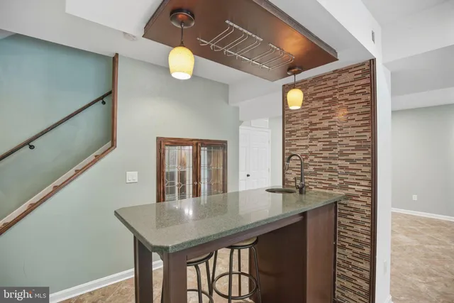 a view of an empty room