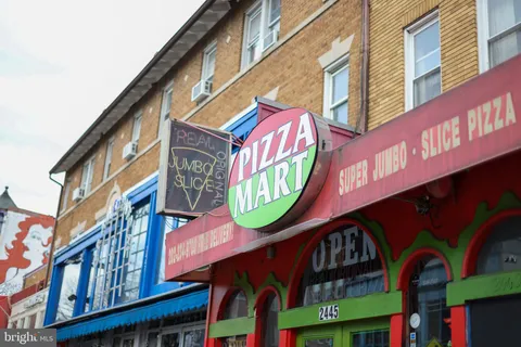 a store with outdoor seating