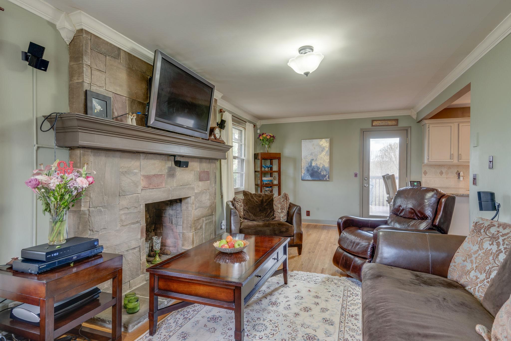 1118 Sparta Road Nashville, TN 37205 - Photo 13 of 26 Cozy up to the new stone Fireplace
