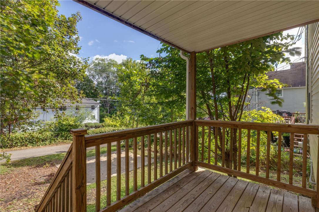 225 West 2nd Street Corning, NY 14830 - Photo 29 of 32 Back Deck off of the kitchen overlooks the southsi